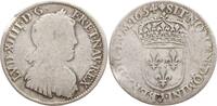 Frankreich, Königreich 1/4 Ecu à la mèche longue Ludwig XIV., 1643 - 1715, Paris -