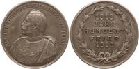 Brandenburg-Preußen, Königreich Silbermedaille von Mayer & Wilhelm, auf die Jahrhundertfeier der Völkerschlacht -