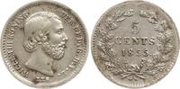 Niederlande, Königreich 5 Cents Wilhelm III., 1849 - 1890 -