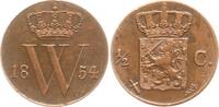 Niederlande, Königreich 1/2 Cent Wilhelm III., 1849 - 1890 -