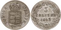 Württemberg, Königreich 3 Kreuzer Wilhelm I., 1816 - 1864 -
