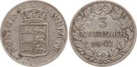 Württemberg, Königreich 3 Kreuzer Wilhelm I., 1816 - 1864 -
