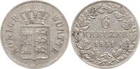 Württemberg, Königreich 6 Kreuzer Wilhelm I., 1816 - 1864 -