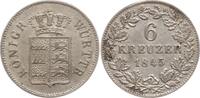Württemberg, Königreich 6 Kreuzer Wilhelm I., 1816 - 1864 -