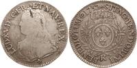 Frankreich, Königreich Ecu Bordeaux, Ludwig XV., 1715 - 1774 -