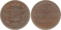 Schwarzburg-Rudolstadt 1/4 Kreuzer Friedrich Günther, 1807 - 1867 -