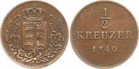 Württemberg, Königreich Cu 1/2 Kreuzer Wilhelm I., 1816 - 1864 -