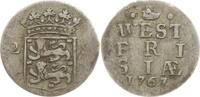 Niederlande, Provinz West-Friesland 2 Stuiver im Stempel aus 1766 geändert -