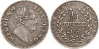Indien 1/4 Rupie William IV., 1830 - 1837 -