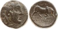 Seleukiden Bronze Seleukos I Nikator, Medusenkopf n.r. / Stier n.r. -