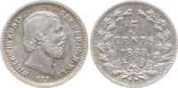 Niederlande, Königreich 5 Cents Wilhelm III., 1849 - 1890 -