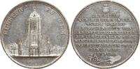 Ulm, Stadt Zinnmedaille von Neuss, auf die Vollendung des Münsterturms -