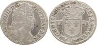 Frankreich, Königreich 11 Sols de Strasbourg Ludwig XIV., 1643 - 1715, Straßburg -