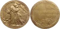 Frankreich, 3. Republik, Metz Vergoldete Bronzemedaille Auf die Befreiung von Metz durch die alliierten Truppen -