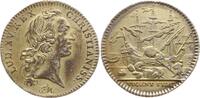 Frankreich, Königreich, Bayonne, Stadt Silber - Jeton Ludwig XV., v. Marteau, VIGENT FIDE, Chambre de Commerce, Entladung Dreimaster -