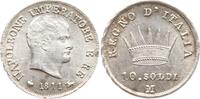 Italien, Königreich 10 Soldi Napoleon I., 1804 - 1814, Mailand -