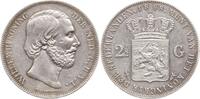 Niederlande, Königreich 2 1/2 Gulden Wilhelm III., 1849 - 1890 -