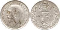 Großbritannien 3 Pence George V., 1910 - 1936 -