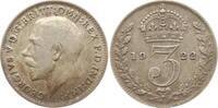 Großbritannien 3 Pence George V., 1910 - 1936 -