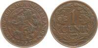 Niederlande, Königreich 1 Cent Wilhelmina, 1890 - 1948 -