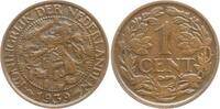 Niederlande, Königreich 1 Cent Wilhelmina, 1890 - 1948 -