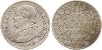 Vatikan 10 Soldi Pius IX., 1846 - 1878, An XXII -