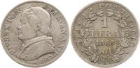 Vatikan 1 Lira Pius IX., 1846 - 1878, An XXII -