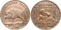 Bayern, Stadt München Bronzemedaille Eberl Faber Brauerei, wohl geprägt anlässlich des 300. Firmenjubiläums -