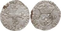 Frankreich, Königreich 1/4 Ecu Ludwig XIII., 1610 - 1643, Nantes -