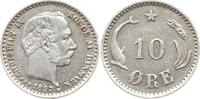 Dänemark, Königreich 10 Öre Christian IX., 1863 - 1906 -
