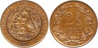 Niederlande, Königreich 2 1/2 Cent Wilhelm III., 1849 - 1890 -