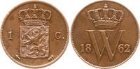 Niederlande, Königreich 1 Cent Wilhelm III., 1849 - 1890 -