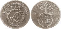 Schwarzburg-Rudolstadt, Fürstentum 6 Pfennig Ludwig Günther II., 1767 - 1790 -