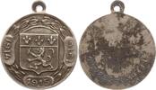 Frankreich, 1. Weltkrieg Tragbare versilberte Bronzemedaille Lyon, Oeuvres de Guerre -