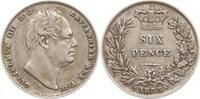 Großbritannien 6 Pence Wilhelm IV., 1830 - 1837 -