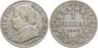 Vatikan 1 Lira Pius IX., 1846 - 1878 -