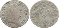 Frankreich, Königreich 11 Sols aux 4 Couronnes de Strasbourg Ludwig XIV., 1643 - 1715, Straßburg -