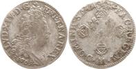 Frankreich, Königreich 10 Sols aux 4 Couronnes de Metz Ludwig XIV., 1643 - 1715, Metz -