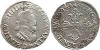 Frankreich, Königreich Demi Franc, type de Lyon Henri IV., 1589 - 1610, Lyon -