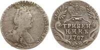 Russland 10 Kopeken (Grivennik) Katharina II., 1762 - 1796, St. Petersburg -