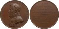 Frankreich, Königreich, Departement Seine Große Bronzemedaille Louis XVIII., v. Gatteaux, Charles Philippe de France Monsieur Frere du Roi -