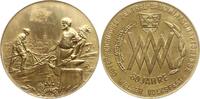 Österreich, Oberösterreich, Stadt Wels Vergoldete Bronzemedaille 80 Jahre Welser Volksfest und Landwirtschaftsmesse -