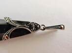 Schmuck Anhänger Antique Onyx chain Pendant with silver jump ring - Jewelery SUP