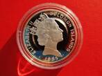 Salomonen / Solomon Islands 5 Dollars 1985 Jahrzehnt der Frau - UNO - UN - Decade for women - Silber FB in Kapsel