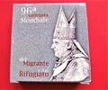 Vatikan 2010 5 Euro Vatican - argent -BE - Journée mondiale des migrants et des réfugiés FB, originl Etui+ Zertifikat+ Pappbox
