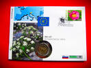 Slowenien 2 Euro Numisbrief mit 2 € Sondermünze 200 Jahre Botanischer Garten in Ljubljana + Briefmarke -