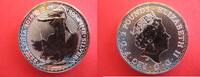 Grossbritannien 2 Pounds 2018 Silber - Silberunze - 2 Pfund - Britannia - One Silver Ounce FDC in 4-eckiger Kapsel