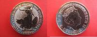 Grossbritannien 2 Pounds 2017 Silber - Silberunze - 2 Pfund - Britannia - One Silver Ounce FDC in 4-eckiger Kapsel