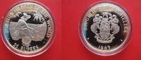 Seschellen / Seychelles 25 Rupien / 25 Rupees Silver - Unicef - For the Children of the Word Serie - very scarce -