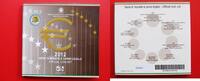 Italien Euro KMS Italy euro coins set 5,88 Euros with 2 Euro 10th anniversary Euro cash -